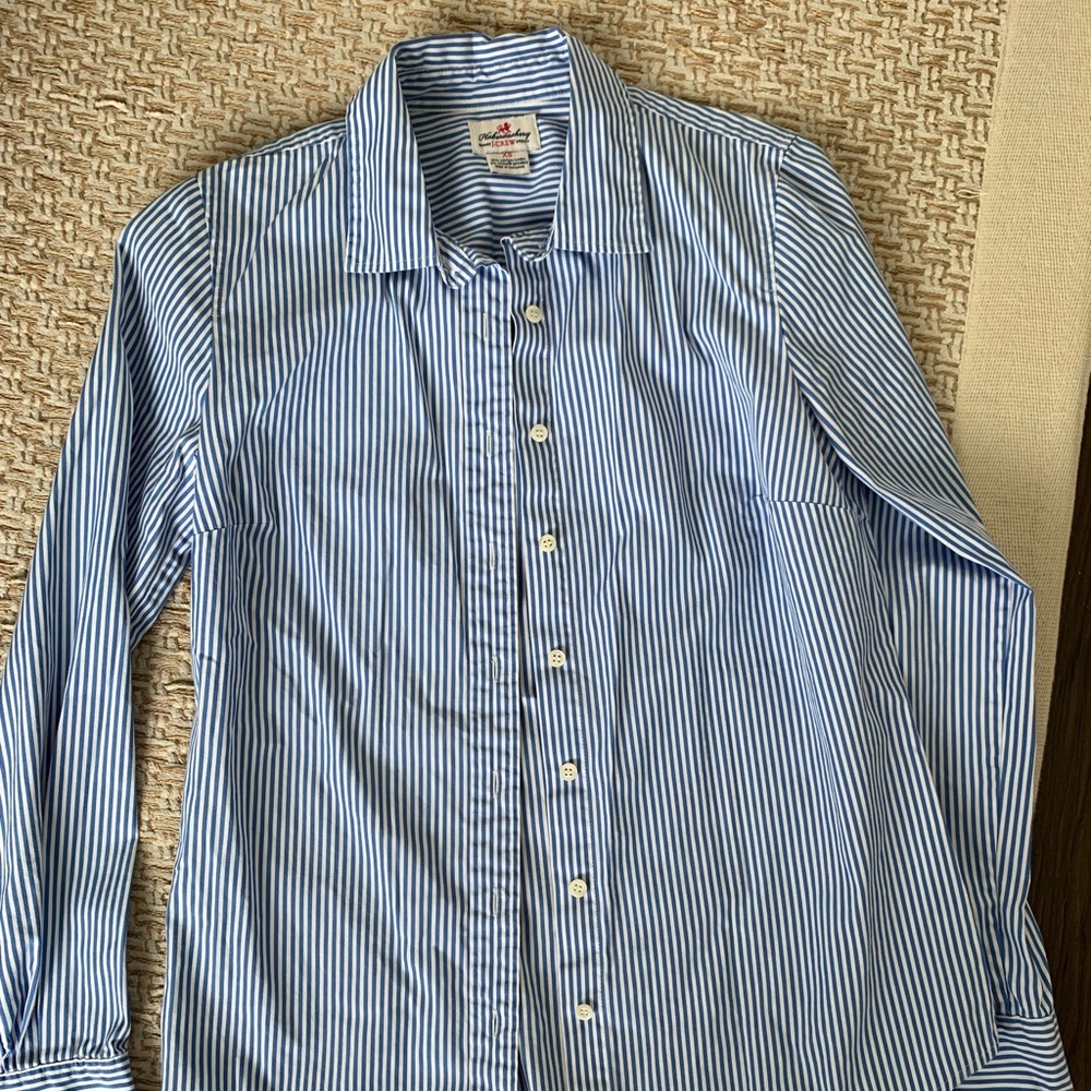 J.Crew striped slim stretch button up